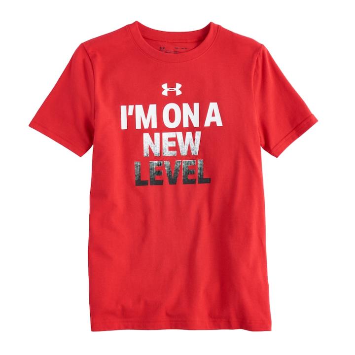 Boys 8-20 Under Armour New Level Tee, Size: Xl, Red