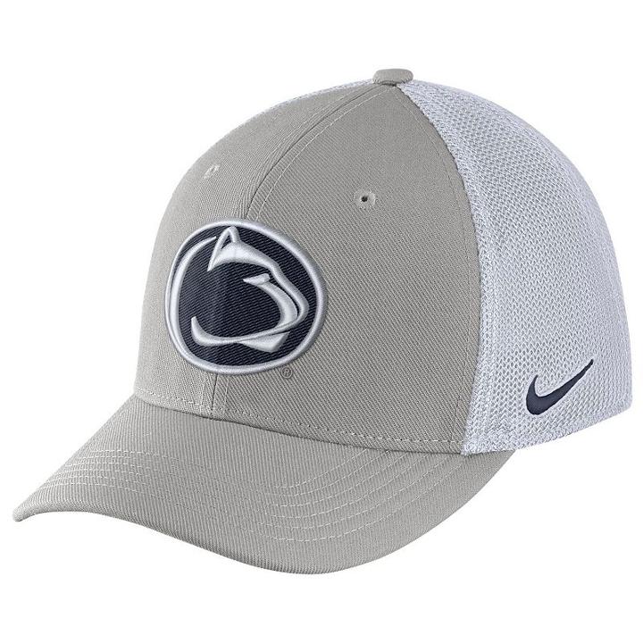 Adult Nike Penn State Nittany Lions Aero Classic 99 Flex-fit Cap, Men's, Grey