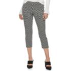 Women's Elle&trade; Pull-on Capri Pants, Size: Xxl, Black