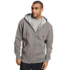 Men's Champion Fleece Powerblend Zip-up Hoodie, Size: Medium, Dark Grey