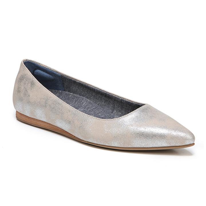 Dr. Scholl's Leader Women's Flats, Size: Medium (11), Dark Grey