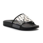 Jennifer Lopez Bodhi Women's Studded Slide Sandals, Size: 8, Black