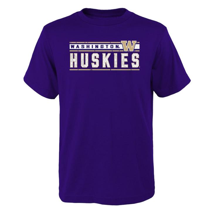 Boys' 4-18 Washington Huskies Regeneration Tee, Size: 8-10, Purple