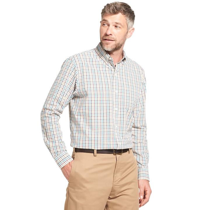 Men's Arrow Hamilton Classic-fit Poplin Button-down Shirt, Size: Xl, White