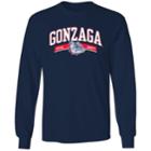 Men's Gonzaga Bulldogs Banner Tee, Size: Medium, Blue (navy)