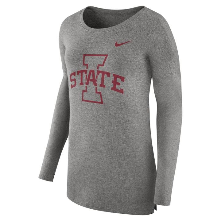 Women's Nike Iowa State Cyclones Cozy Knit Top, Size: Large, Beige