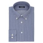 Men's Chaps Slim-fit Stretch Collar Dress Shirt, Size: 18 36/37, Blue (navy)