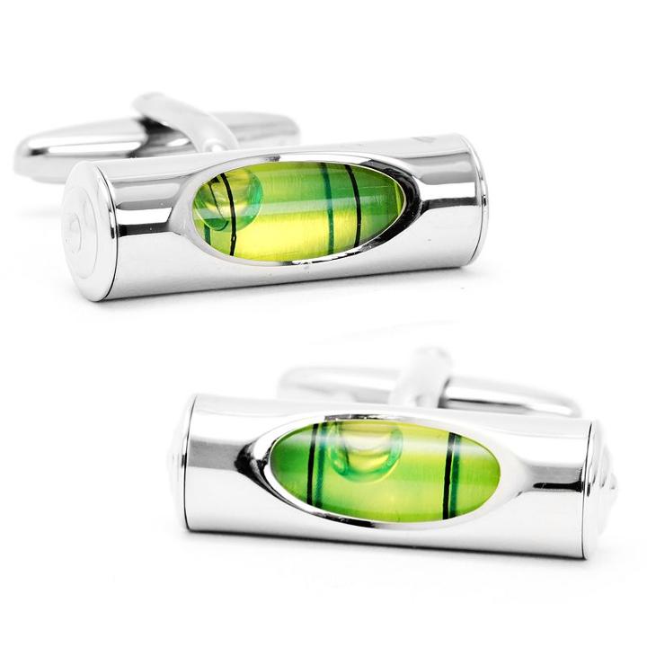 Working Level Cuff Links, Men's, Yellow