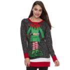 Women's Us Sweaters Holiday Tunic, Size: Large, Multicolor