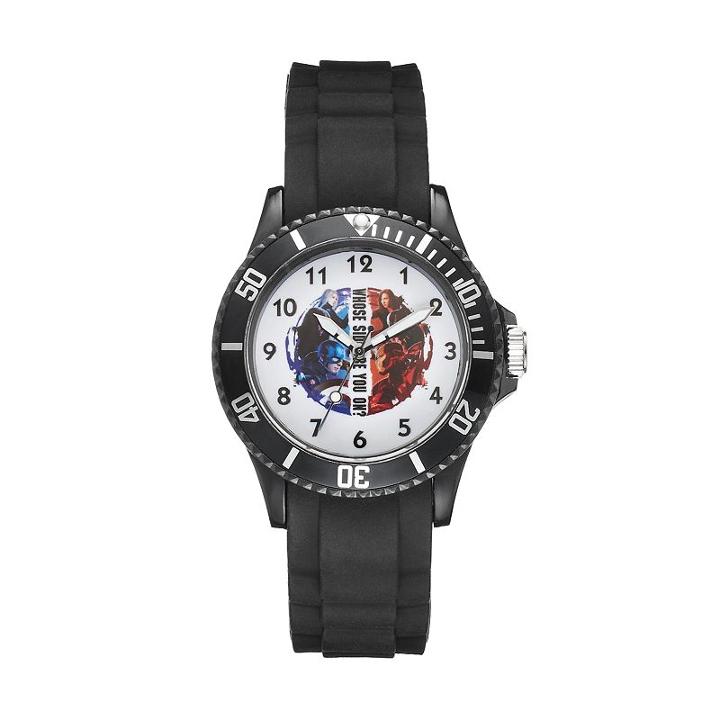 Marvel Captain America: Civil War Unisex Watch, Black