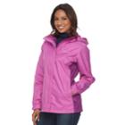 Women's Columbia Grey Skies Waterproof Jacket, Size: Small, Purple