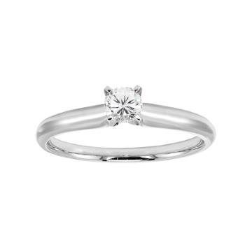 Evergreen Diamonds 1/2 Carat T.w. Igl Certified Lab-created Diamond Solitaire Engagement Ring, Women's, Size: 8.50, White