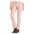 Women's Chaps 4-way Stretch Pant, Size: 2 Short, Pink