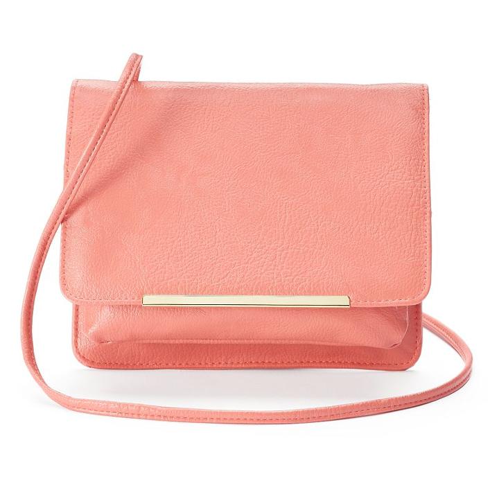 Apt. 9&reg; London Safekeeper Rfid-blocking Flap Crossbody Bag, Women's, Drk Orange