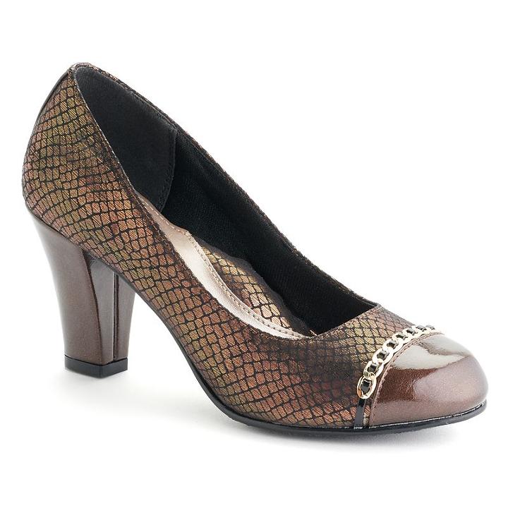 Soft Style By Hush Puppies Cailna Women's High Heels, Size: 8 Wide, Med Brown