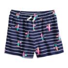 Girls 7-16 & Plus Size So&reg; Pattern Knit Shorts, Size: 18 1/2, Dark Blue