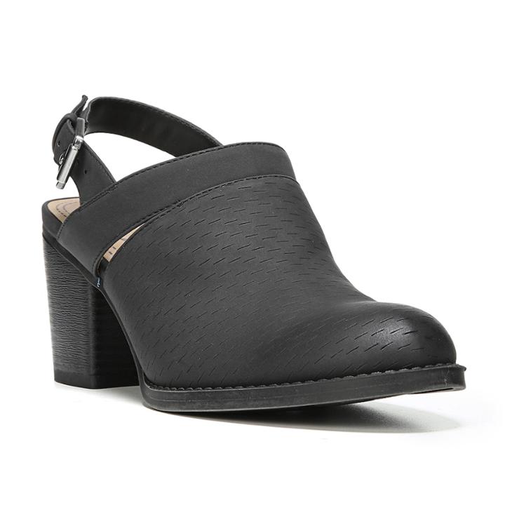 Naturalsoul By Naturalizer Tally Women's Slingback High Heels, Size: Medium (7.5), Black