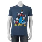 Men's Disney's Mickey Mouse, Goofy & Donald Duck Trio Tee, Size: Large, Green Oth