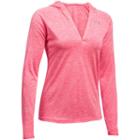 Women's Under Armour Tech Twist Long Sleeve Hoodie, Size: Xs, Light Pink