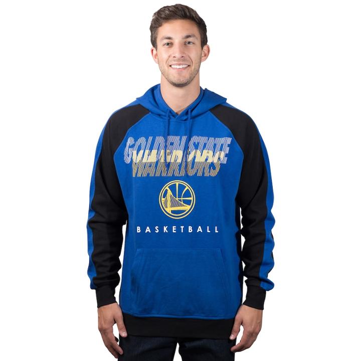 Men's Golden State Warriors Drill Hoodie, Size: Xxl, Blue