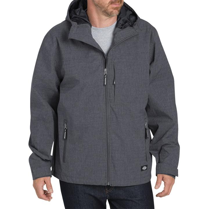 Men's Dickies Waterproof Breathable Reflective Print Jacket, Size: Xxl, Herringbone