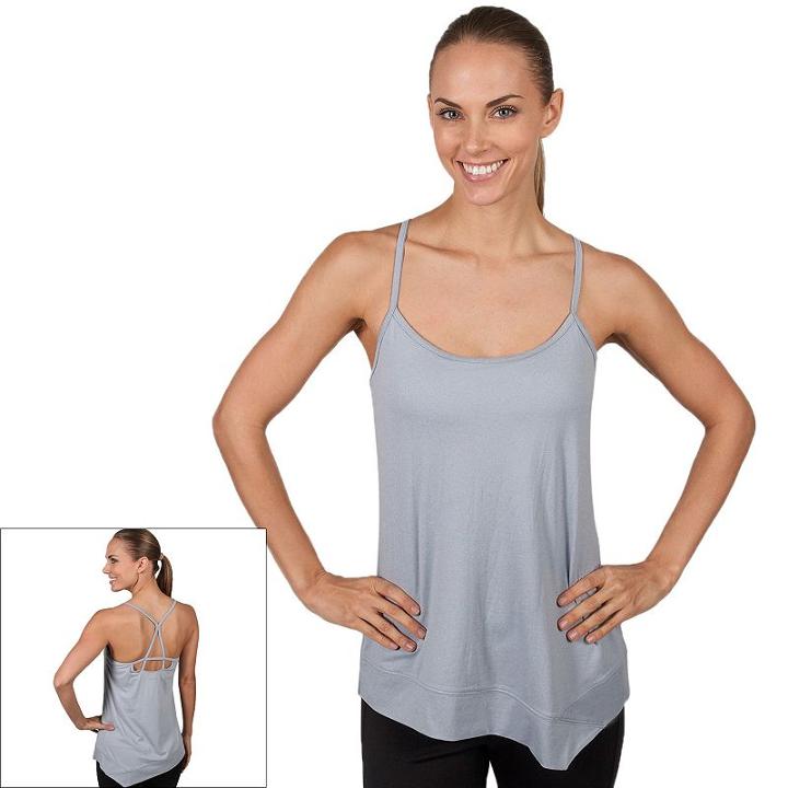 Women's Jockey Sport Transpire Workout Tank, Size: Large, Blue Other