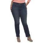 Plus Size Sonoma Goods For Life&trade; Slim Straight Jeans, Women's, Size: 22w Short, Dark Blue