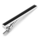 Black Inlaid Tie Bar, Men's, Multicolor