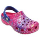 Crocs Classic Stars Girls' Clogs, Size: 13, Brown Over