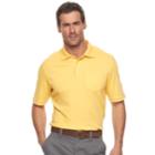 Men's Croft & Barrow&reg; Classic-fit Easy-care Interlock Pocket Polo, Size: Xxl, Gold