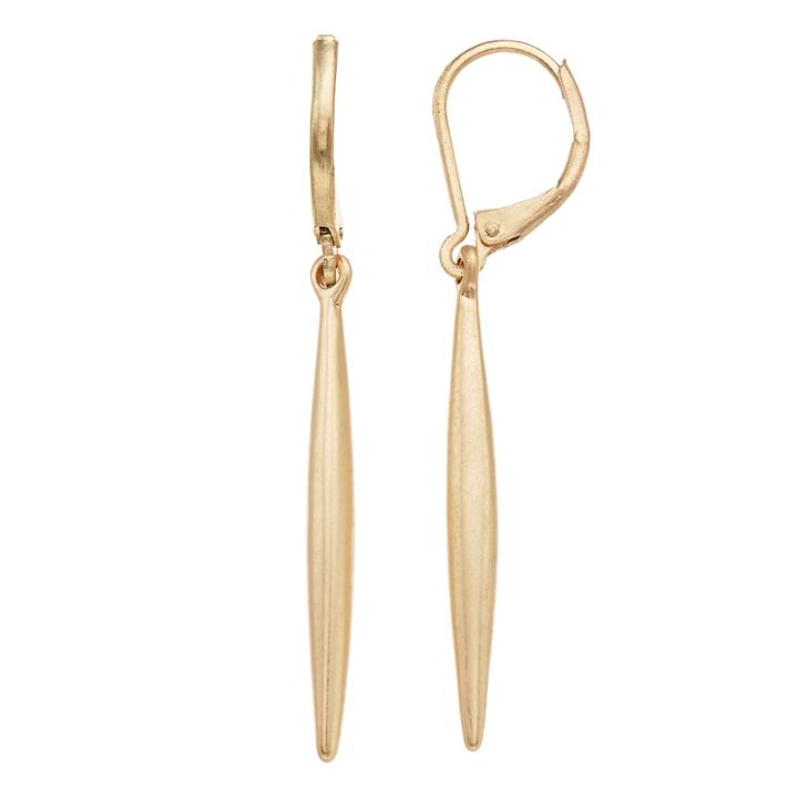 Simply Vera Vera Wang Bar Drop Earrings, Women's, Gold