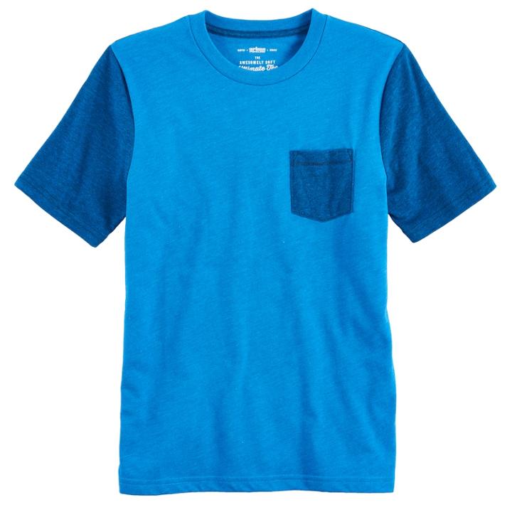 Boys 8-20 Urban Pipeline&reg; Ultimate Colorblock Pocket Tee, Size: Medium, Blue (navy)