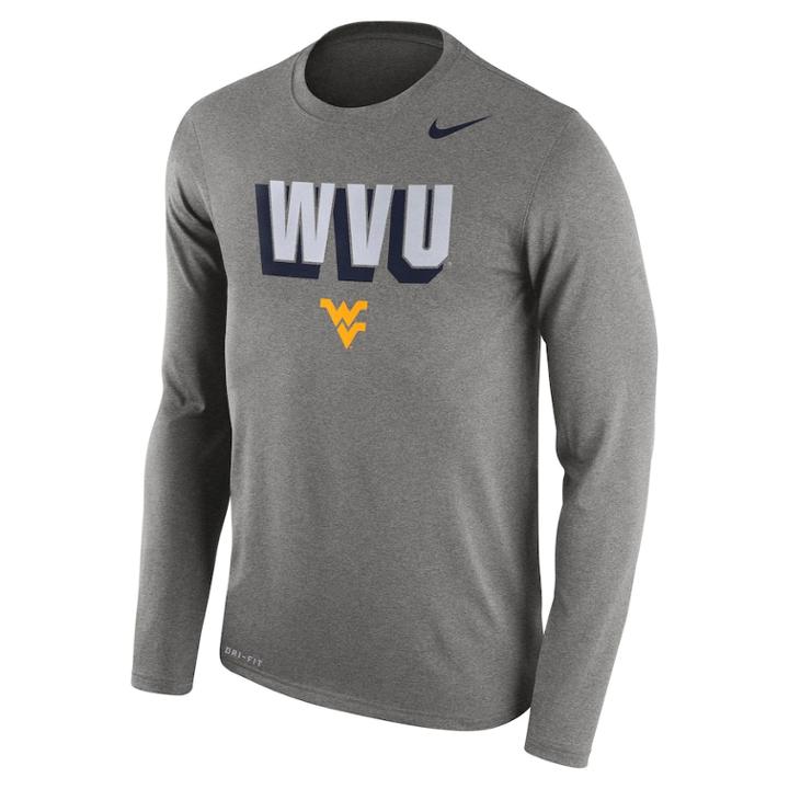 Men's Nike West Virginia Mountaineers Franchise Tee, Size: Small, Dark Grey