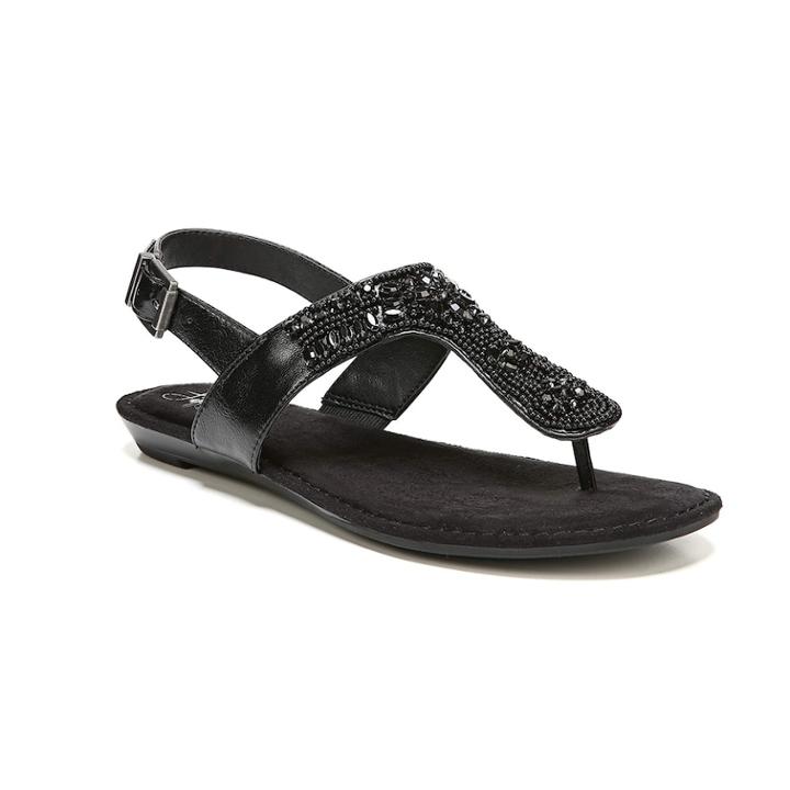 Lifestride Salma Women's Sandals, Size: 9 Wide, Black