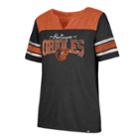 Women's '47 Brand Baltimore Orioles Match Tri-blend Tee, Size: Large, Black