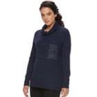Women's Tek Gear&reg; Cowlneck Pullover Top, Size: Xl, Dark Blue