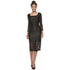 Juniors' Candie's&reg; Foil Lace Column Dress, Teens, Size: Xs, Black