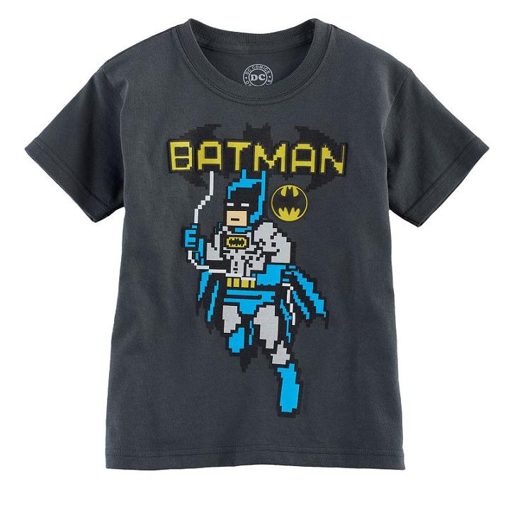 Boys 4-7 Lego Batman Graphic Tee, Size: L(7), Grey (charcoal)