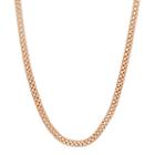 14k Gold Over Silver Popcorn Chain Necklace - 18 In, Women's, Size: 18, Pink