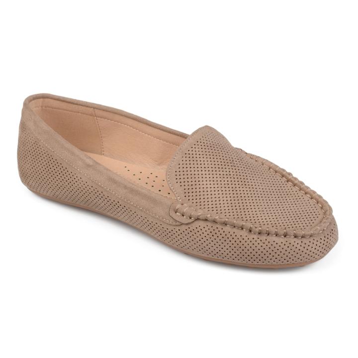 Journee Collection Halsey Women's Moccasins, Size: Medium (9), Med Beige