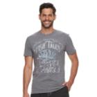 Men's Cotton Links Fish Tales Bait And Tackle Graphic Tee, Size: Xxl, Med Grey