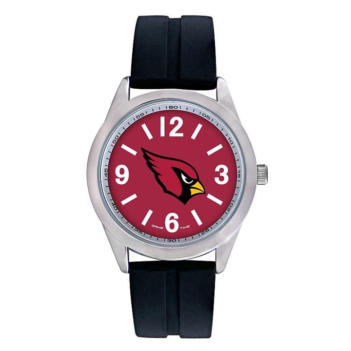 Game Time, Men's Arizona Cardinals Varsity Watch, Black