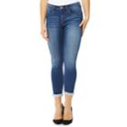 Women's Angels Signature Cuffed Skinny Jeans, Size: 16, Blue (navy)