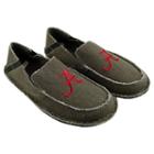 Men's Alabama Crimson Tide Cazulle Canvas Loafers, Size: 10, Grey