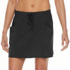 Women's Tek Gear&reg; Woven Pocket Skort, Size: Medium, Black