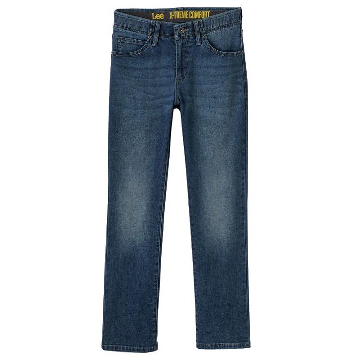 Boys 4-7x Lee Sport Xtreme Comfort Slim-fit Straight-leg Jeans, Boy's, Size: 4 Ave Med, Light Blue