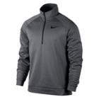 Men's Nike Therma Quarter-zip Top, Size: Xl, Grey Other