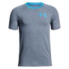 Boys 8-20 Under Armour Charged Cotton Tee, Size: Small, Dark Blue