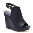 Style Charles By Charles David Adi Women's Wedge Sandals, Size: Medium (6), Black