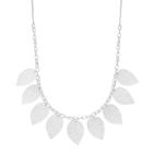 Openwork Shaky Leaf Necklace, Women's, Silver